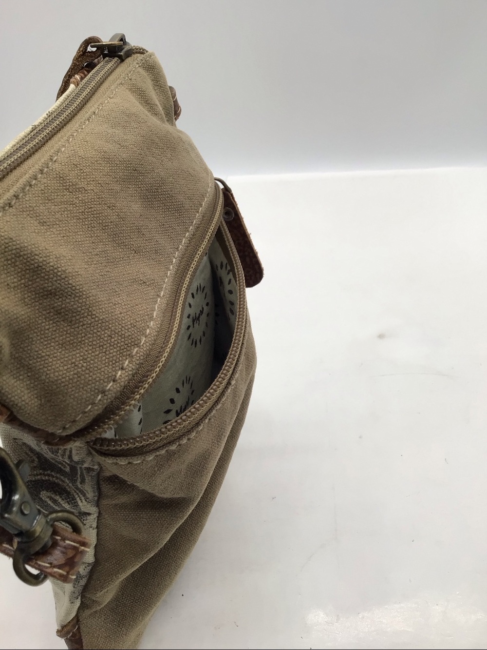 Myra Upcycle Flare Crossbody Bag - Picture 5 of 8